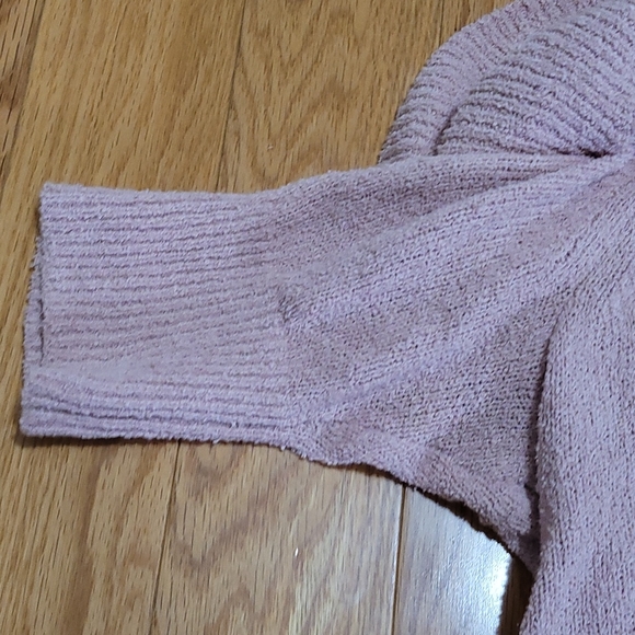 Loft Off the shoulder pink sweater - Picture 2 of 4